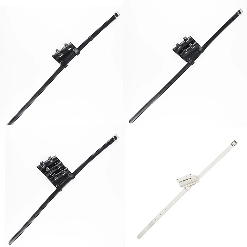 1/2/3 Medievale Spada Titolare Cuoio DELL'UNITÀ di elaborazione Spada Cintura Vita Guaina Uomini Viking Cavaliere Arma Da Battaglia Rapier Anello Cintura Della Cinghia Fondina