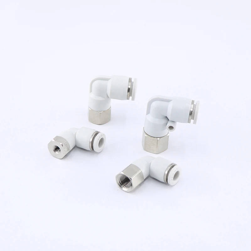 PLF4-M5 PLF6-01 PLF8-02 10-03 12-04 Airtac connector .Airtac joint, L type internal thread bending joint have stock PLF series