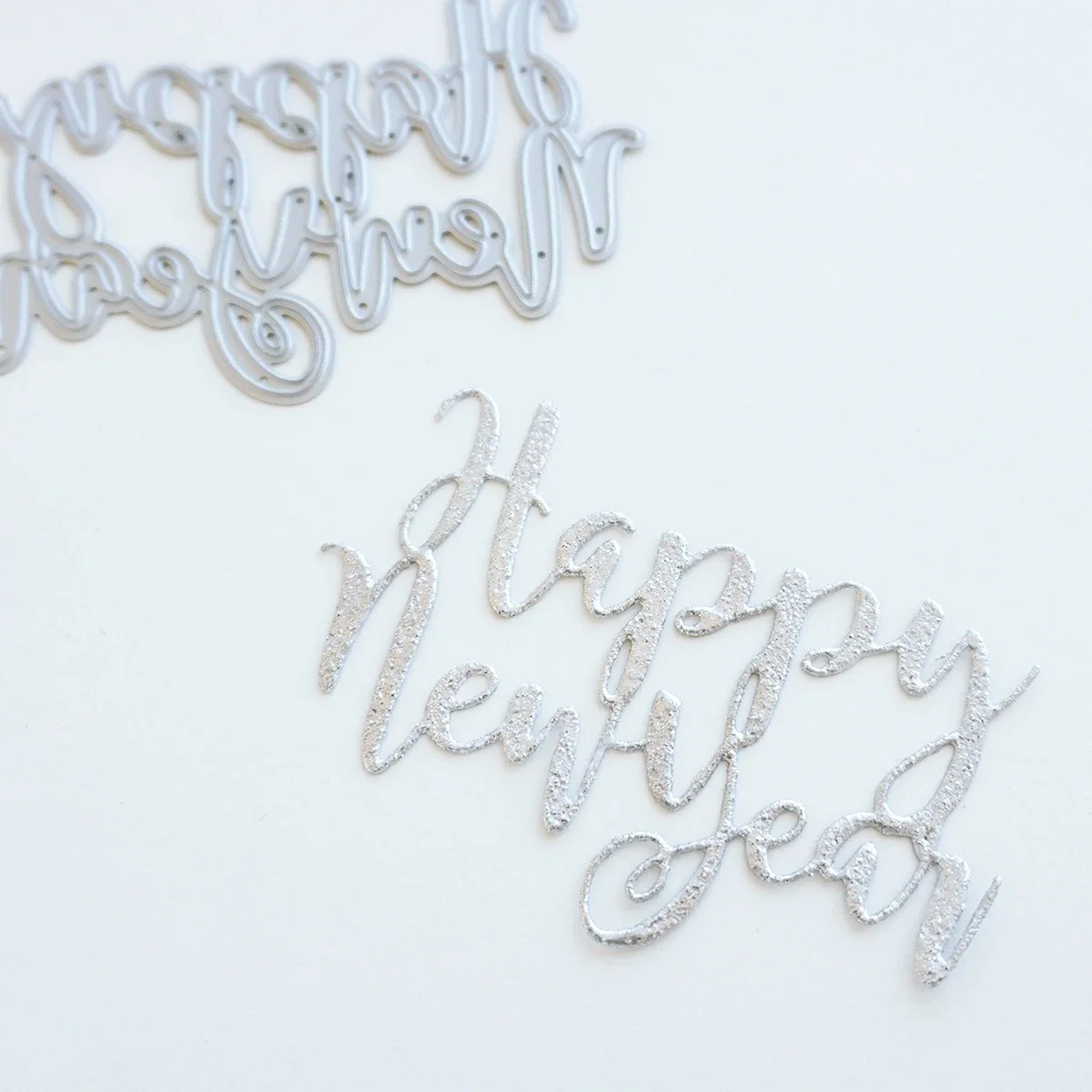 New Happy new year letters metal Cutting Dies Stencils DIY Scrapbooking Paper/photo Cards Embossing Dies