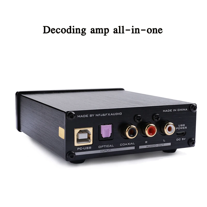 HIFI decoder audio converter DAC-M6 decoding amp all-in-one DAC fever USB sound card HIFI desktop headphone amplifier