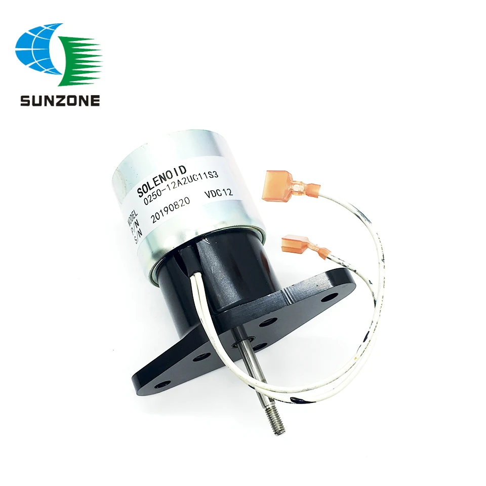 0250-12A2UC11S3 12V Stop Solenoid For Diesel Engine Actuator Fuel Pump 0250 12A2UC11S3