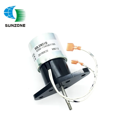 Imagen 1 del producto Para actuador A061N421 0250-12A2UC11S3 solenoide de parada de 12V para bomba de combustible de actuador de motor diésel 0250 12A2UC11S3