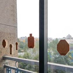 IPSC/IDPA Dry Fire Target Set Shooting Targets Long-Distance Simulation Mini Target-Suitable for Rubber Guns and Laser Guns