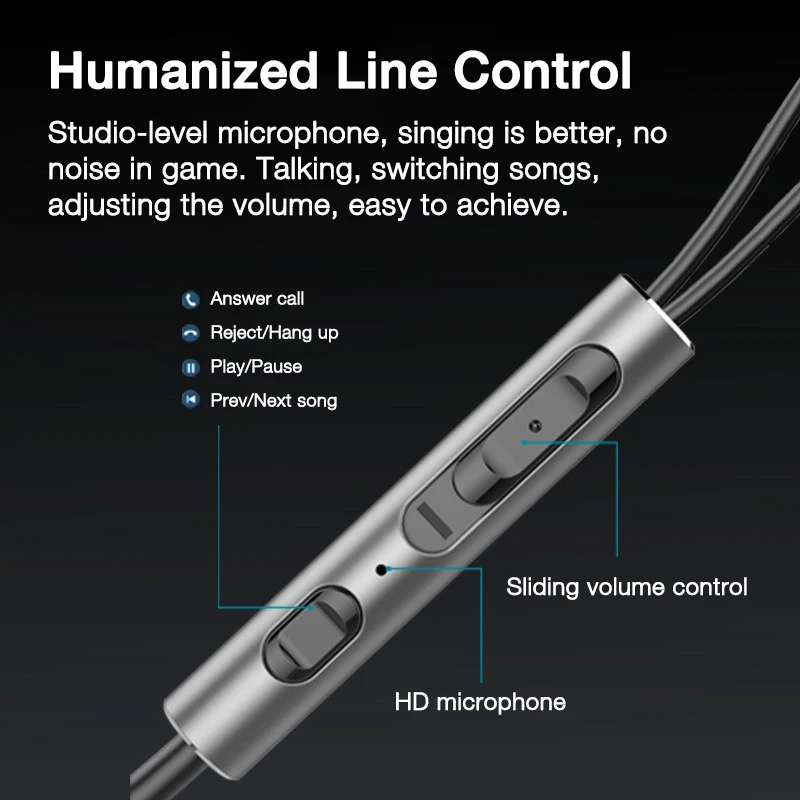 EARDECO 8 Nhân Tai Nghe Có Dây Tai Nghe Bass Hay-Tai Tai Nghe Có Mic Tai Nghe Tai Nghe Nhét Tai Di Động Điện Thoại Tai Nghe Âm Thanh Stereo Sống Động