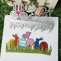 New Easter Bunny Easter egg plant metal cutting die mould scrapbook decoration embossed photo album decoration card making DIY