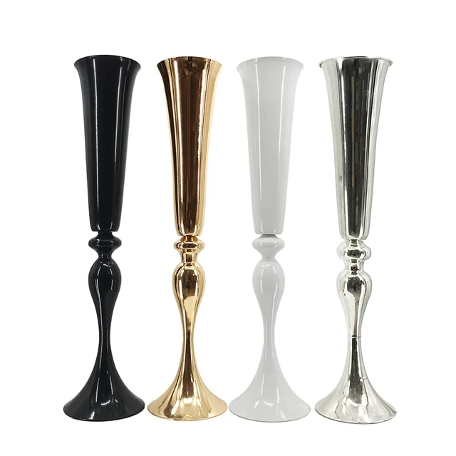 13pcs)Tall  flower vase metal decorative vase for weddings centerpieces yudao1787