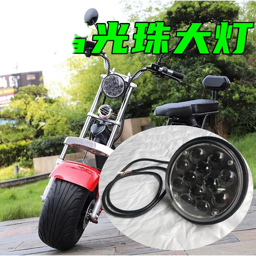 CItycoco Scheinwerfer Bluetooth Flüssigkristall Instrument Led Licht 60V LCD Geschwindigkeit Batterie Horn Für Chinesische Halei Citycoco Teile – Detail 7