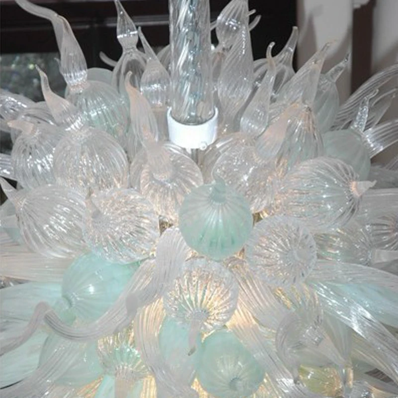 Luxury Chandeliers Hand Blown Glass Chain Pendant Chandelier Home Decoration Art Lighting