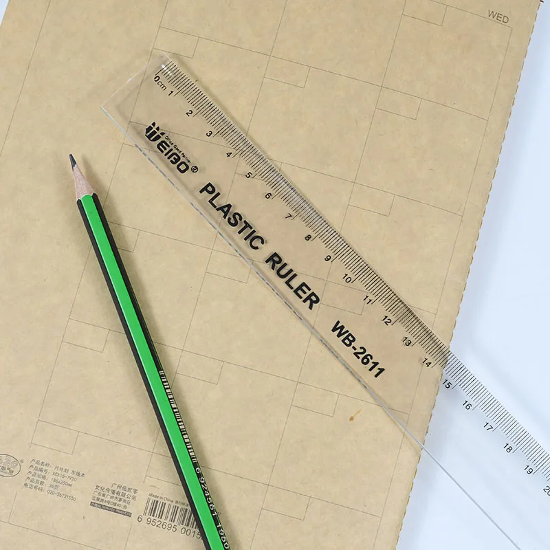 1pcs Simple Style40cmTransparent Acrylic Ruler Simple Ruler Square Ruler Cute Stationery Drawing Supplies students Supply