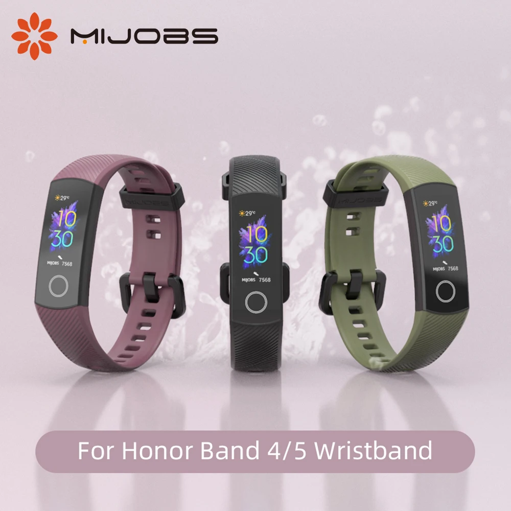 Bracelet en silicone pour Huawei Honor Band 5, Bracelet, Bracelet, Correa