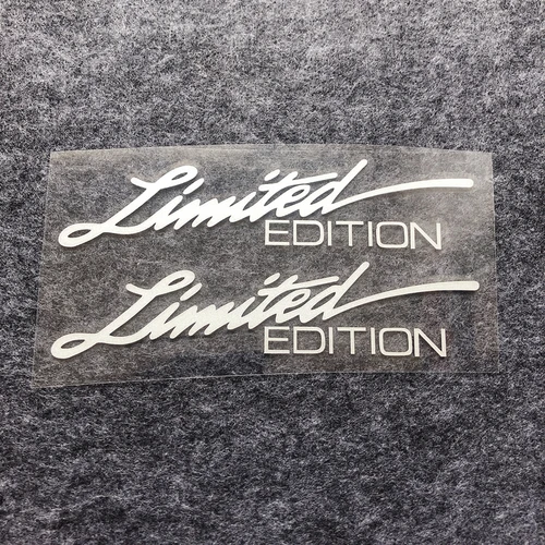 Imagen 2 del producto Juego de pegatinas reflectantes de edición limitada para coche, calcomanías reflectantes para espejo retrovisor, carrocería, motocicleta, 2 unidades