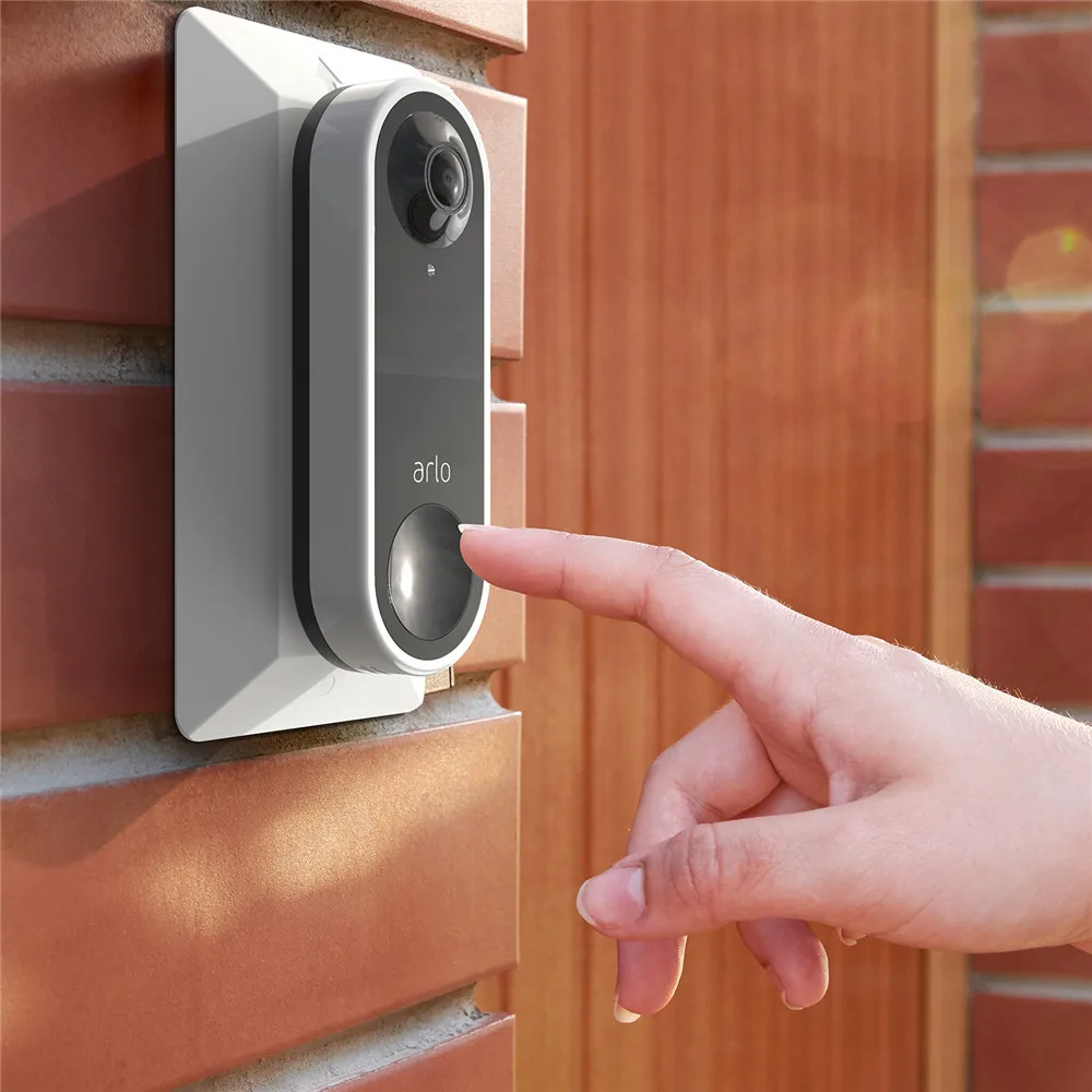 Đĩa Treo Tường Cho Arlo Video Chuông Cửa, Kiểu Dáng Thời Trang Chuông Cửa Bảng 35 Độ Trái Và Phải Điều Chỉnh Hướng Đi Chân Đế Chắc Chắn Bền Đẹp