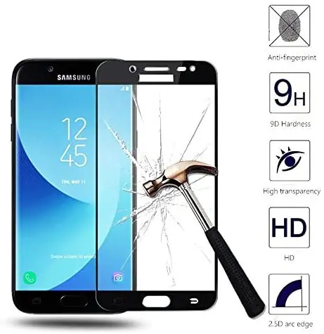 Full Cover Tempered Glass For Samsung Galaxy J5 2017 SM-J530F SM-J530FM J7 2017 SM-J730F SM-J730FM SM-S727VL SM-J730K