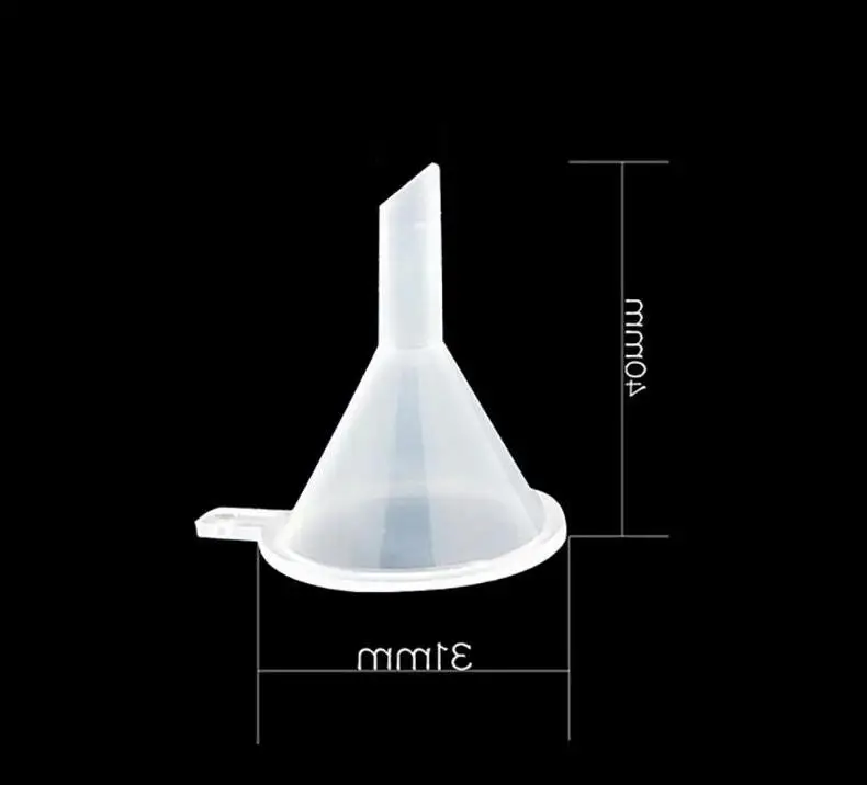 

Mini Transparent Plastic Funnel Hopper Kitchen Cooking Accessories Gadgets Perfume Emulsion Packing Auxiliary Tool Wholesale