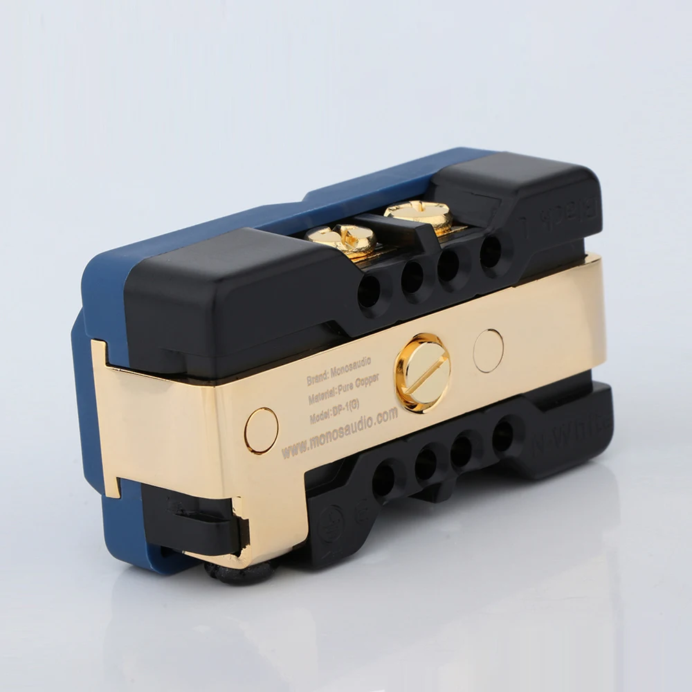 Monosaudio DP2(G) 100% Pure Red Copper High Grade US Receptacle HIFI AC Power US Socket Receptacle