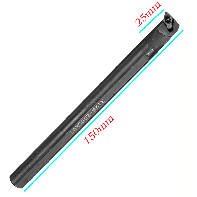 XNEMON أحدث S12M-SDUCR07 12x150 مللي متر الداخلية تحول أداة + 1 قطعة إدراج وجع ل مملة بار حامل CNC مخرطة