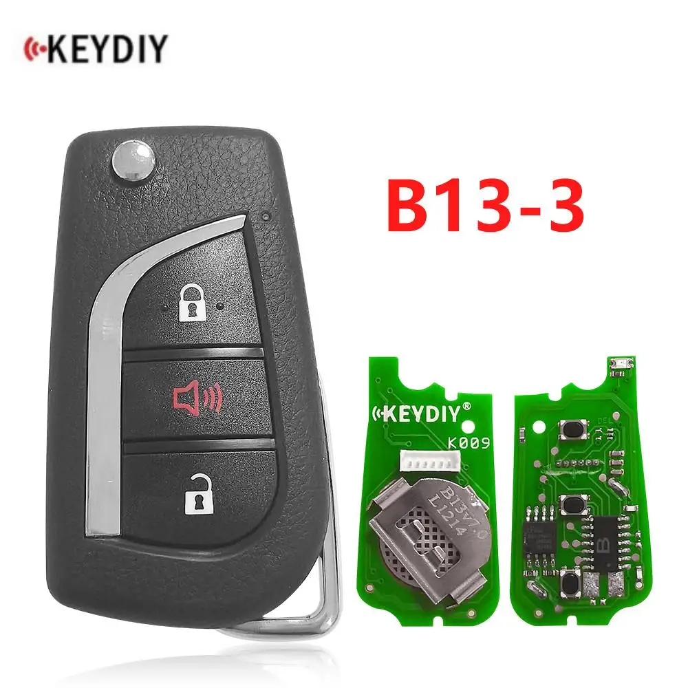 

XNRKEY KEYDIY B13 KD Remote 3 Button B Series Remote Key For URG200/KD900/KD200