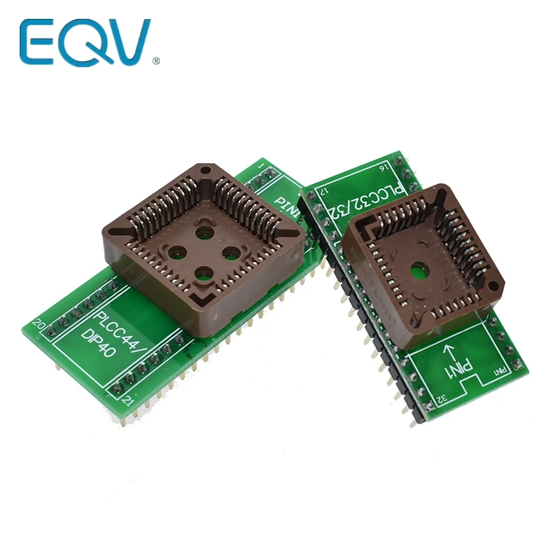 ユニバーサルプログラマーicアダプタテスターソケット,usb,plcc32からdip32,plcc44からdip40,tl866cs,tl866a,ezp2010,g540,sp300用