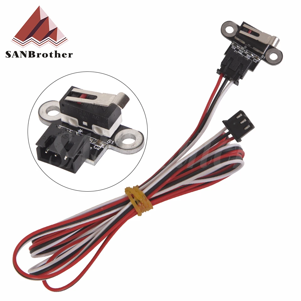 SANBrother 3D Printer Kits Endstop Mechanical Limit Switch Module Endstop Switch Horizontal Type for RAMPS 1.4 RepRap DIY Parts