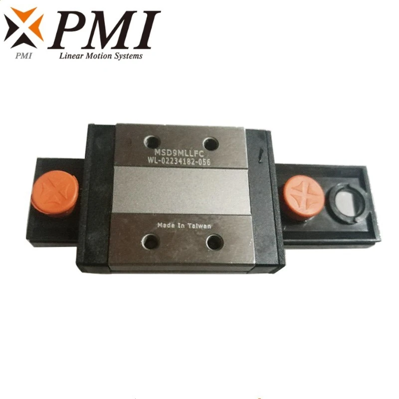 1 st PMI roestvrijstalen lineaire rail MSC9 200 250 300 350 400 450 500 550 mm MSC9R gids + 1 st MSC9M LLFC blok vervoer CNC deel