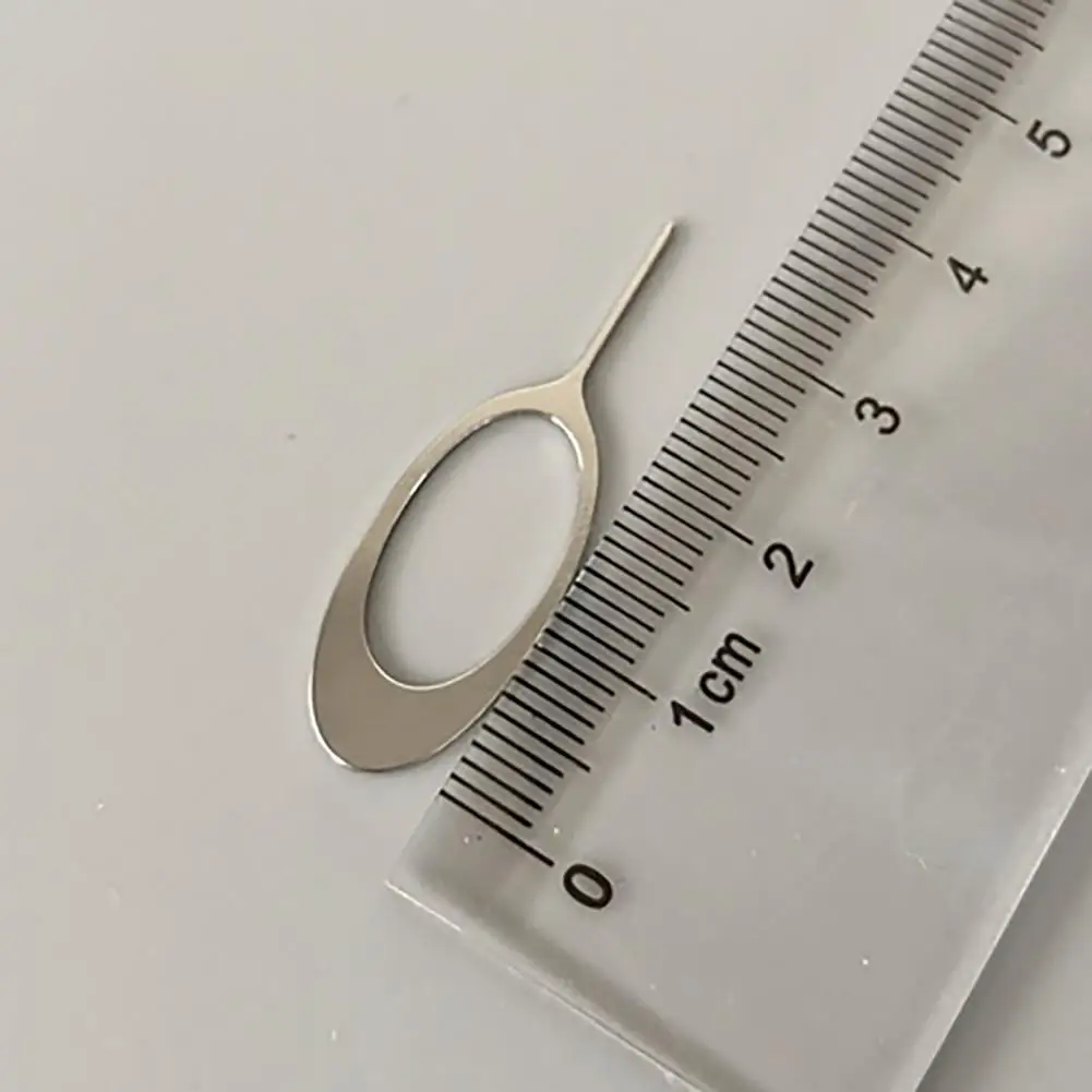 Wide Compatibility 5Pcs Durable 11mm Sim Card Removal Tool Convenient Card Removal Tool Corrosion Resistant   for Cellphone