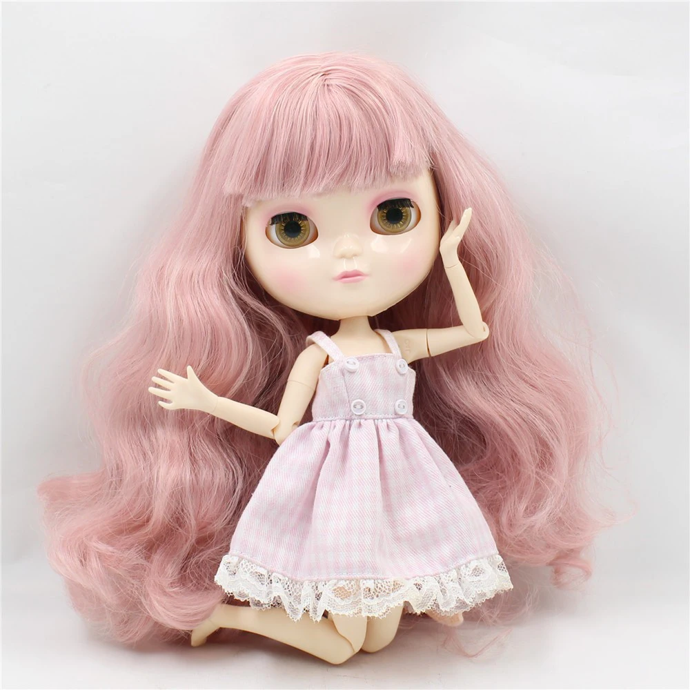 Poupée articulée DBS ICY bjd pour filles, jouet de 30cm, peau blanche, bonnet A, corps azone nu, couleurs aléatoires des yeux, cadeau