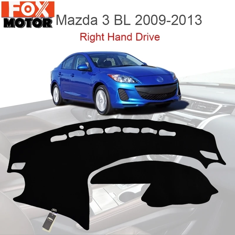 

Xukey для Mazda 3 M3 BL 2009 2010 2011 2012 2013 крышка приборной панели автомобиля приборной панели коврик для приборной панели Ковер Анти-УФ Противоскользящий