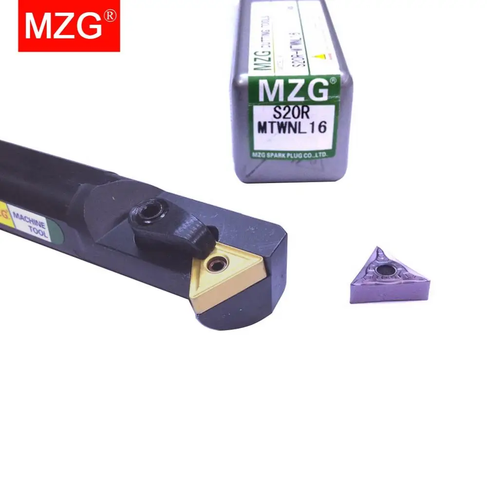 MZG S20R-MTWNL16 20 مللي متر 25 مللي متر كربيد إدراج تحول آلة رأس تثبيت الملحقات لقط الداخلي أصحاب أداة CNC مخرطة القاطع مملة شريط