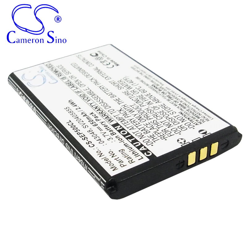 Bateria de celular sem fio epura, compatível com swissvoice, epure, fulleco duo l7, 043048, sv20405855, bateria de telefone 650mah