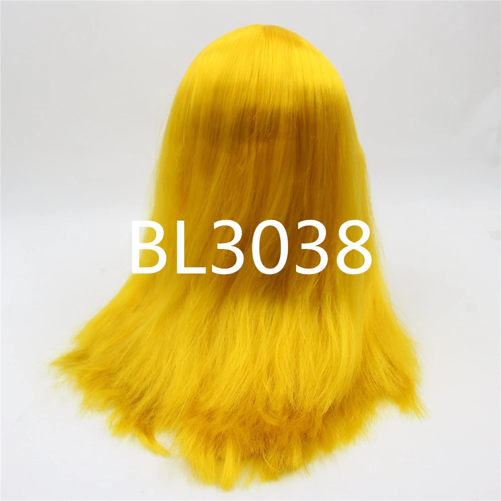 DBS blyth doll icy wig only rbl scalp and dome straight hair only scalp no doll no head for custom doll diy