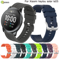 Wrist Strap Band For Xiaomi haylou solar ls05 sports smart watch Straps soft Silicone for Haylou Solar LS05 Accessories belt