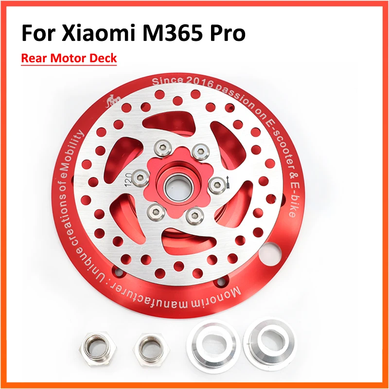 Monorim MD-PRO Rear Motor Deck Disc for XIAOMI 1S Pro Pro2 Electric Scooter Upgraded Rear Wheel Parts