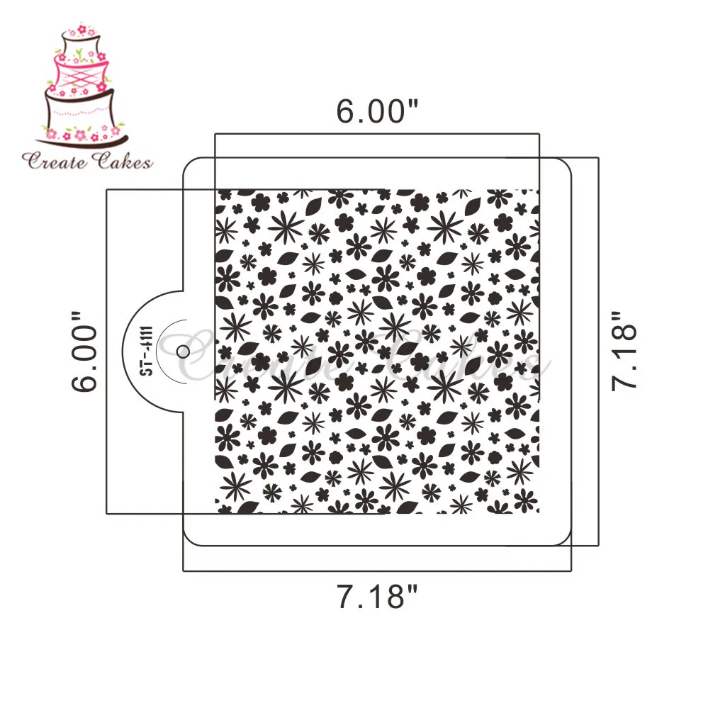 Coelhinho Da Páscoa Pçs/set 3 & Flor Stencil para Cupcake Fondant Bolo Decoração Stencil Cookies & Plástico do Cozimento Da Cozinha Ferramenta