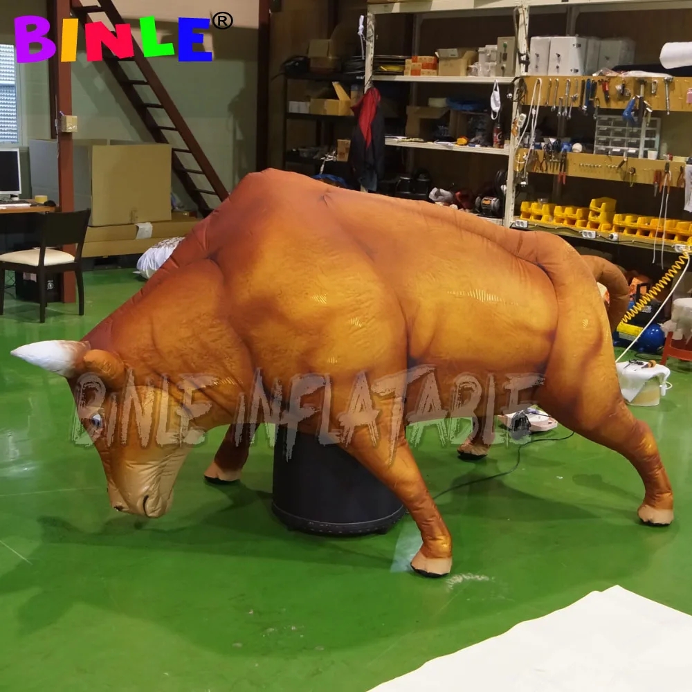 Bull fighting events decor giant inflatable Ox,inflatable magnificent bull replica for advertising