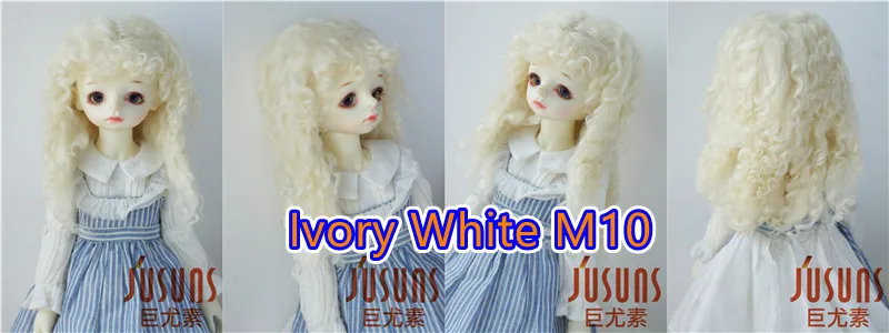 D28002 Extremely Longe Curly Monghanjuc Mohair BJD Wigs 6-7' 7-8' 8-9' 9-10' 1/6 1/4 1/3 YOSD MSD SD DOD QBaby Blythes Hair
