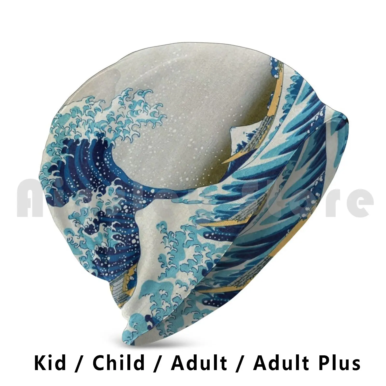 

Great Wave Off Kanagawa 1831 Beanies Knit Hat Hip Hop Japanese Art Japanese Wave Art Famous Art Classic Art Vintage