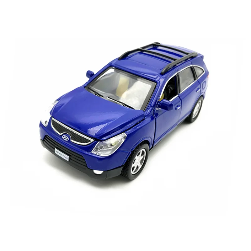 1:32 Scale New Hyundai Veracruz Sport SUV Car With Pull Back Sound Light Children Gift Collection Diecast Toy Model