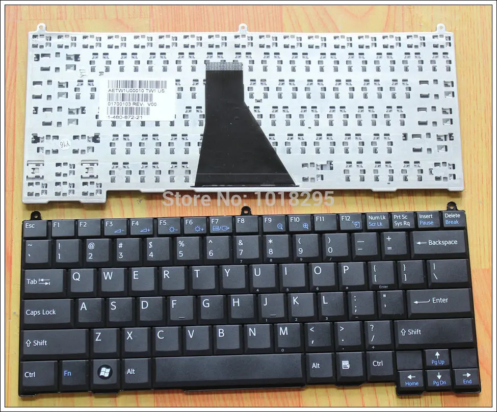 

US laptop keyboard for SONY Vaio VGN-BZ VGN-BZ11EN VGN-BZ26V VGN-BZ11XN VGN-BZ21VN AETW1U00010 94900027 148087221