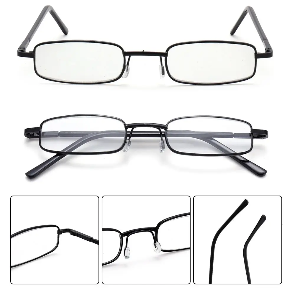 Mini Portable Lightweight Slim with Pen Clip Tube Case Reading Glasses Eyeglasses Readers for Men Women