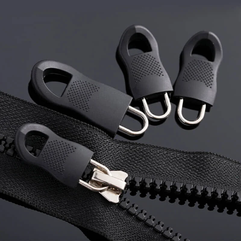 Ersatz Zipper Tags Zip Fixer für Kleidung Schwarz Zipper Pull Fixer für Reisetasche Koffer Kleidung Zelt Rucksack Nähen werkzeuge