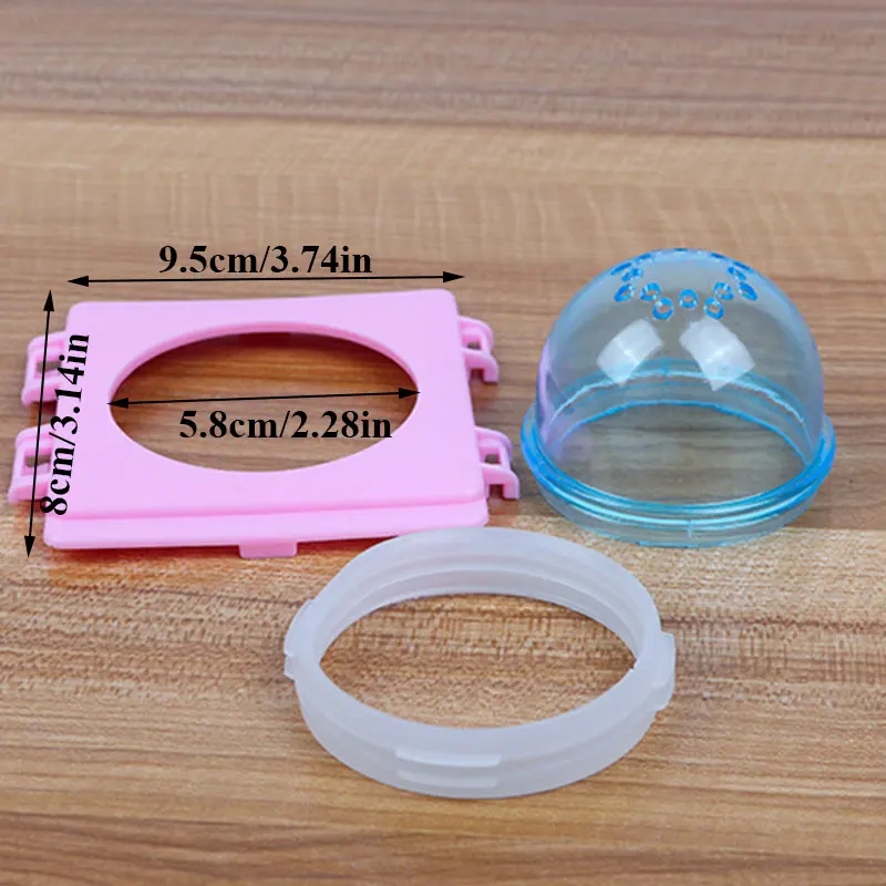 Duarble Cage Cap Hamster Tunnel Cage Interface Fitting External Pipe Connection Plate Tunnel Stopper Plug Baffle Pet Toys