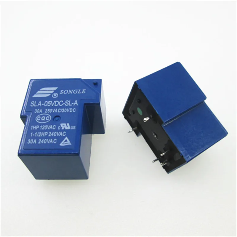 HOT NEW 5V relay SLA-05VDC-SL-A  SLA05VDCSLA T90 05VDC 05V DC05V 30A 250VAC SONGLE DIP5 dip4