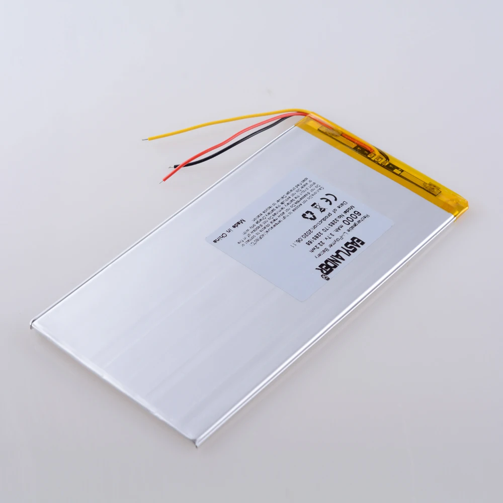 3 linee 3285170   Batteria ai polimeri di litio da 3,7 V 6000 MAH per Prestigio Grace 3101 3201 4g 8 pollici 9 pollici 3285168 3085170   Alldocube