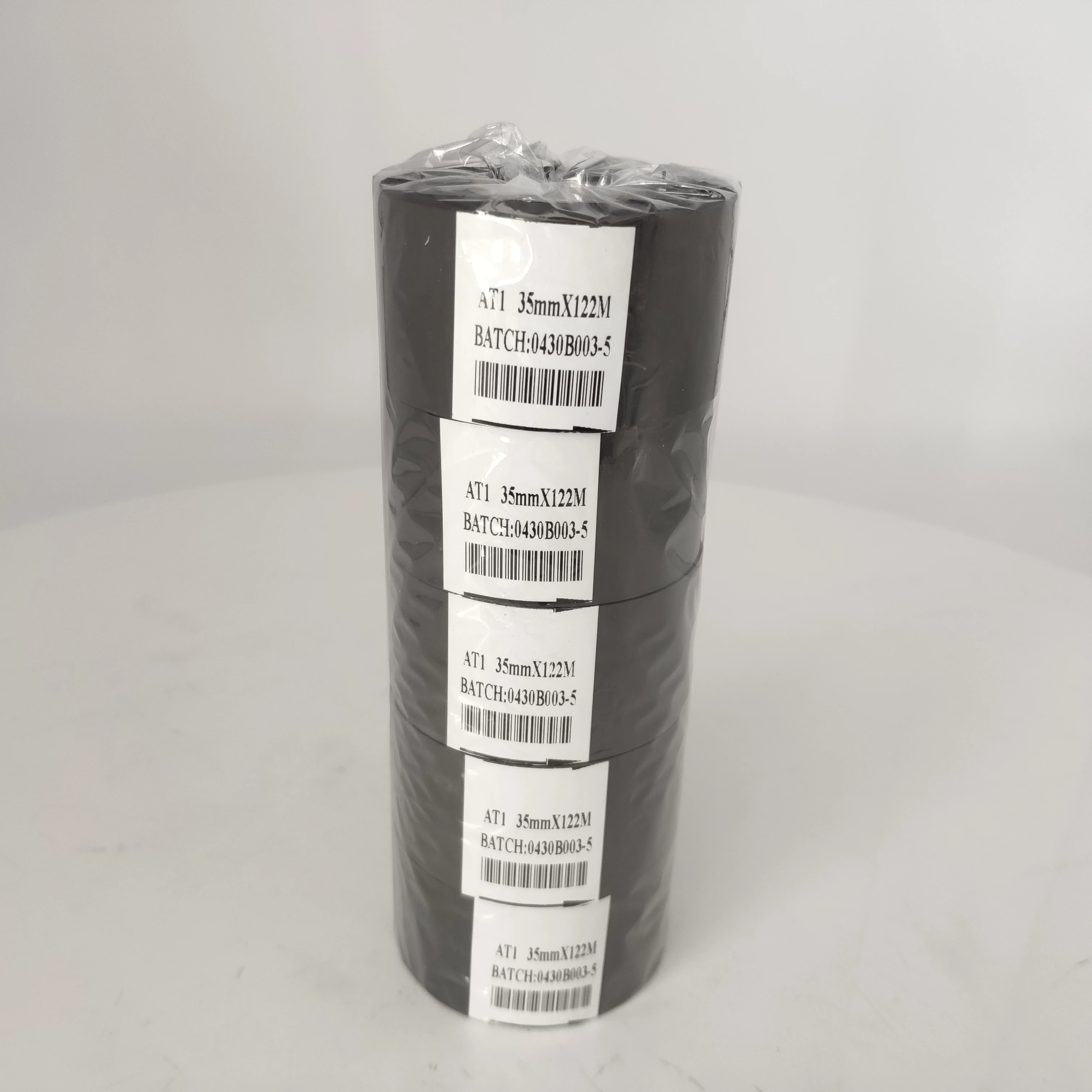 35x122m date time stamp machine Black color hot coding foil