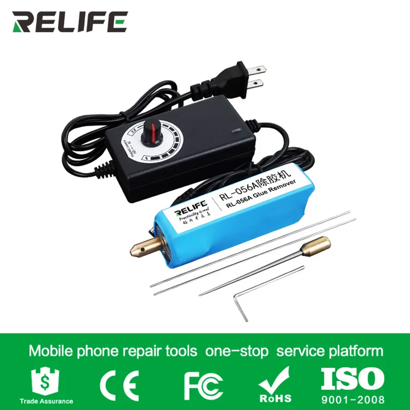 Relife Cola Removedor Furadeira Elétrica, Ajuste de Velocidade, Ferramenta Limpa, OCA Celular, Tela LCD, Adesivo, Luz Fria, Ferramenta Clara, RL-056A