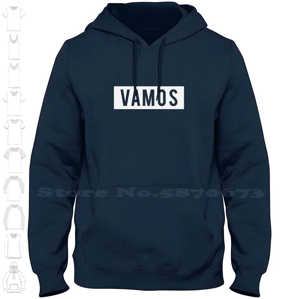 Vamos! 100% Cotton Hoodie T-Shirt Vamos Player Esports Team Football Tennis Fan Support Master Playing Online Games Ps4 Pc