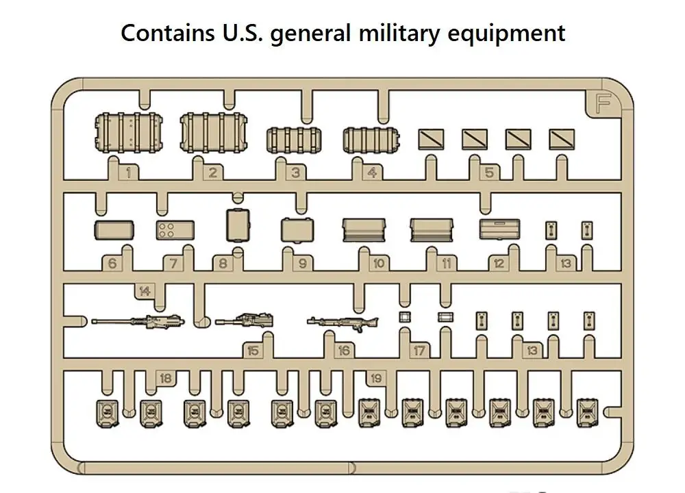 T-Model TM7203 1:72 scale U.S. HMMWV M1114 Up-Armored HMMWV FRAG5 w/GPK Turret Plastic model