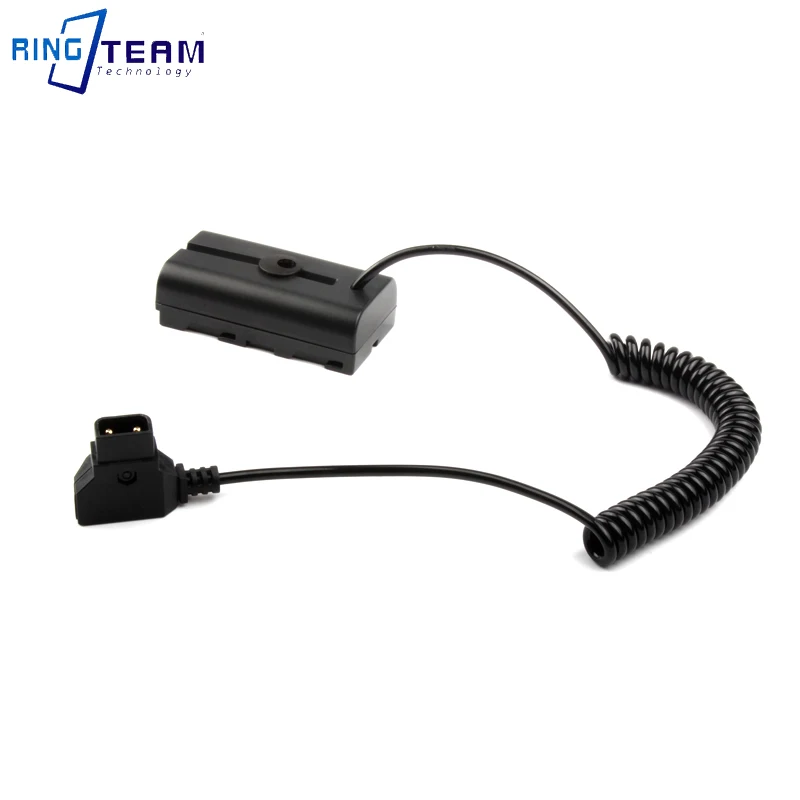 ถอดรหัส Anton V พอร์ตแบตเตอรี่ D-TAP To NP-F550 F550 DC Coupler DK-415ตัวแปลงแบตเตอรี่สำหรับกล้องโซนี่ Light Monitor Coiled Cable