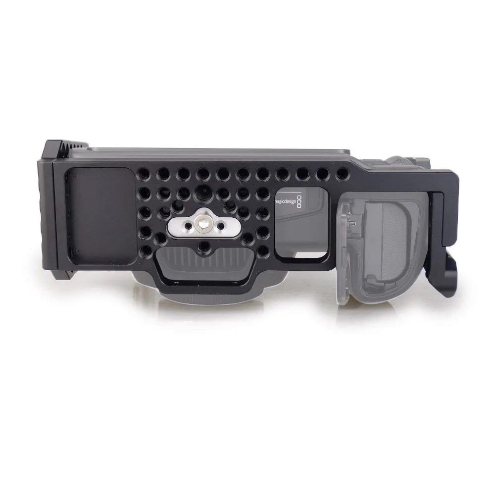 MAGICRIG هيكل قفصي الشكل للكاميرا مع أعلى مقبض ل Blackmagic سينما الجيب BMPCC 4K و 6K إلى جبل ميكروفون رصد فلاش ضوء
