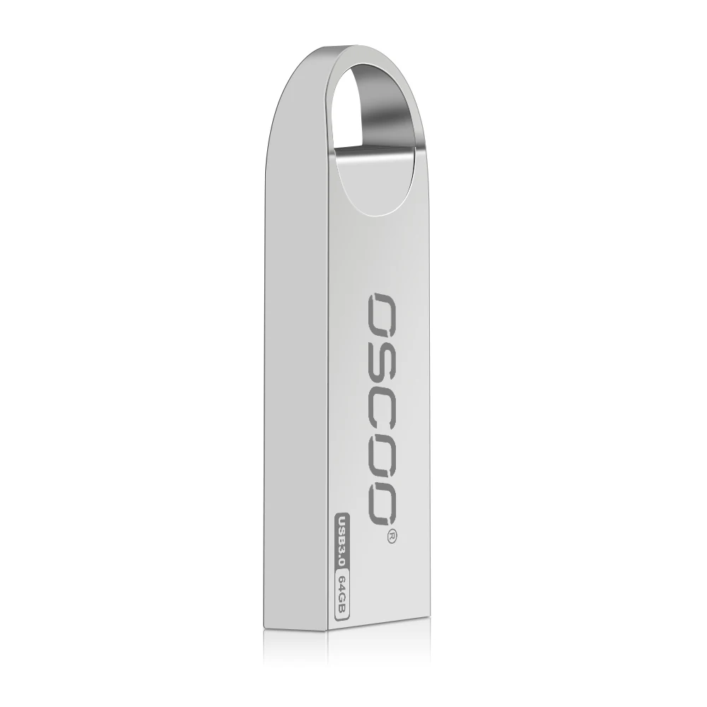 

OSCOO Key USB Flash Drive 16GB 32GB 64GB Metal Pen Drive USB3.0 Memory Stick Disk